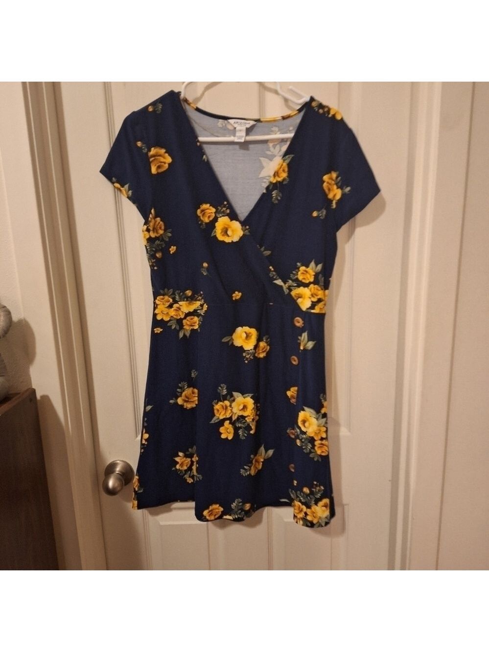 Arizona Blue Sunflower Mini Dress Large